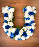 Horse Shoe Floral Wreath 50cm