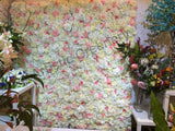 For Hire - Flower Wall (White & Pink) 210 x 210cm SALE $250 Hire Fee