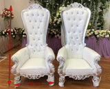 For Hire - Throne Chairs - Mr and Mrs Chairs  - (Code: HI0003)